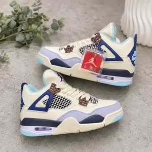 JD4 Military Purple Sports Sneakers - Unisex Collectible Sports Shoes | Clever Man Store