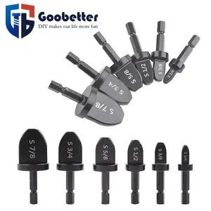 7pcs Manual Pipe Swaging Tool Set - Air Conditioner & Refrigeration Soft Tubing Expander with 1/4", 3/8", 1/2", 5/8", 3/4", 7/8" and 1/4"-3/4" Expander Bits
