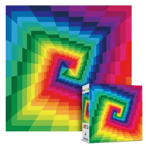 Antelope - 1000 Piece Puzzle for Adults, Pixel Spiral, Jigsaw Puzzles 1000 Pieces, High Resolution, Matte Finish, No Dust