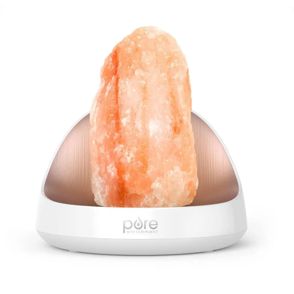 Pure Enrichment Salt Lamp and Ultrasonic Essential Oil Diffuser Home Fragrance
