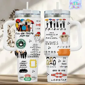 Friiends Tumbler 40oz, Friiends TV Show Tumbler, Central Perk Gift, Gift for Friends Fan, Insulated Drinkware, Friends Merch