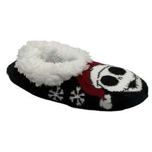 Ladies' Christmas Character Slipper Socks withNon-Slip Soles