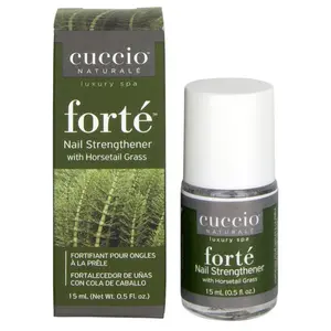 Cuccio Naturale Forté Nail Strengthener with Horsetail Grass 15 mL Fortifying Formula for Stronger Nails