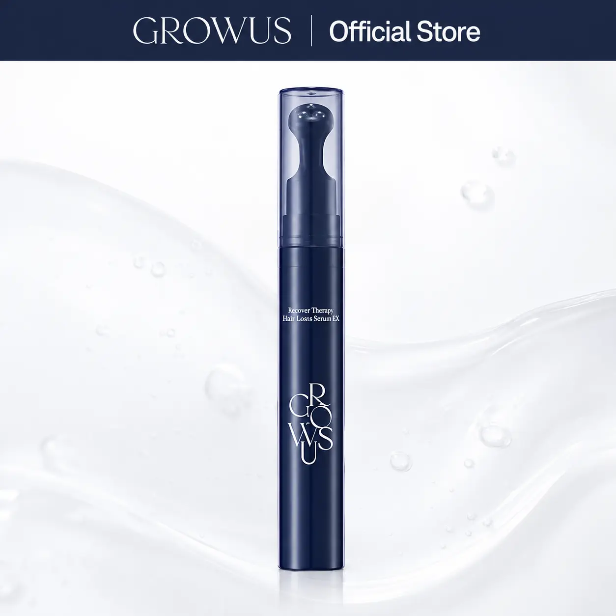 [NEW] GROWUS Recover Therapy Hair Booster Serum EX | Density Boosting Serum for Thinning Hair | Biotin Spicule Roll-On Scalp Treatment | For Thicker, Fuller-Looking Hair | Korean Haircare