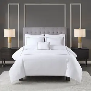 100% Cotton Sateen Embroidered 5 Piece Comforter Set