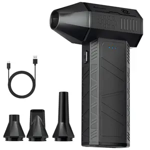 Electric Compressed Air Duster, Electric Air Duster Super Power 110000RPM, 3-Gear Adjustable Mini Duster Blower with Fast Charging, Cordless Air Blower for Computer, Keyboard, Car Cleaning, Houses, Outdoor, Christmas Gift, Gift for Women and Men