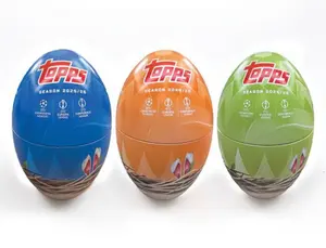 2025-26 Topps UEFA Club Competitions Soccer Easter Egg Tin (1 Tin)