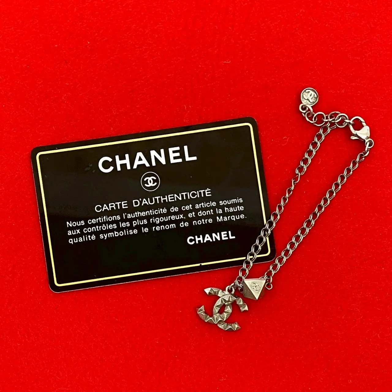Pre-owned CHANEL Others Small Leather Goods Coco Mark Bracelet
