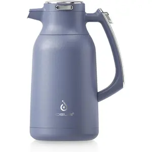 IDEUS 68oz Thermal Coffee Carafe - Insulated Stainless Steel Vacuum Flask with Leakproof Lid, Superior Insulation for Beverages, Leak-Free Vacuum Flask for Kitchen Use