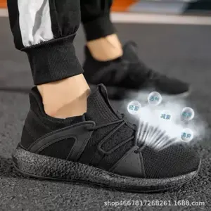 Anti-Slip Work Shoe Running Shoe Mesh Material for Comfort and Durability