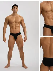 Classic Men's Comfortable Low Waist Triangle Briefs, Breathable Solid Color Sports Underwear, Soft and Durable Fabric