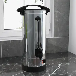 100 Cups/120 Cup Coffee Urn and Hot Beverage Dispenser, 14L/18L Stainless Steel Commercial Coffee Maker with Large Capacity for Party, Buffet & Catering