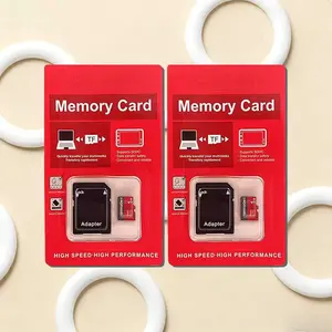 micro TF storage card with adapter, Micro SD card - waterproof, shock-resistant, compatible with vehicle entertainment system data, compatible with smart wristbands data, mobile phone storage, supports laptop data
