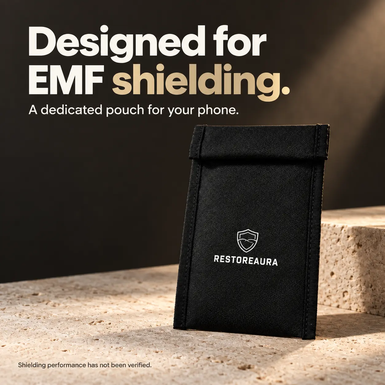 Restoreaura EMF Shielding Pouch for Phones & Keys