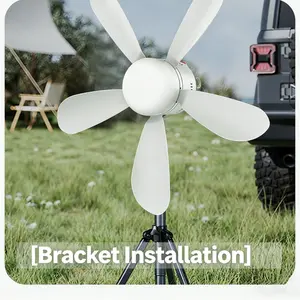 Small Hanging Fan Lamp Bed Dorm Quiet USB Rechargeable Fan Outdoor Camping Tent Mini Long Battery Life Fan Light