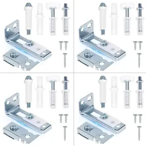 Bifold Door Hardware Repair Kit, 4-Pack Bifold Closet Door Hardware Kit Folding Door Hardware Repair Replacement Tool Kit