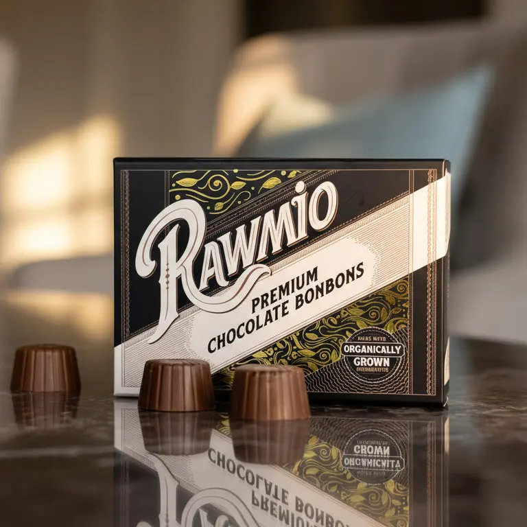 Rawmio 70% Dark Chocolate Bonbons, 12 Bonbons