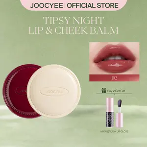 JOOCYEE Lip & Cheek Balm, Watercolor Tint, Velvet Matte, Blur, Long Lasting, Sheer Color, Clump Free, Smooth, Cosmetics, Travel Size, Party Makeup, Moisture, Lipgloss, Blooming Beauty, Spring Gift, Refresh Look, Mother's Day Gift, Summervibes