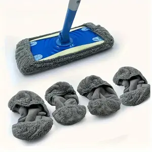 Reusable Mop Replacement Pad, 2 Counts Flat Floor Mop Cloth, Washable and Durable Replacement Mop Cloth, Easy To Clean, Cleaning Supplies Flat Mops [without Mop]