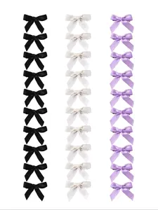Cute Bowknot Design Hair Clips, Solid Color Hair Accessories for Women & Girls, Minimalist Headwear Suitable for Thick Hair, Hair Styling Clips