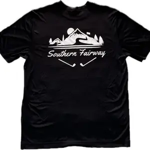 Off the Course Tee- Black/White