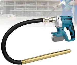 Handheld Concrete Tool Compatible with Makita 18V Battery, 600W Mix Concrete Tool with 3.8Ft Rod, Portable Pencil Cement , for Remove Bubble Mix Concrete, Only Tool