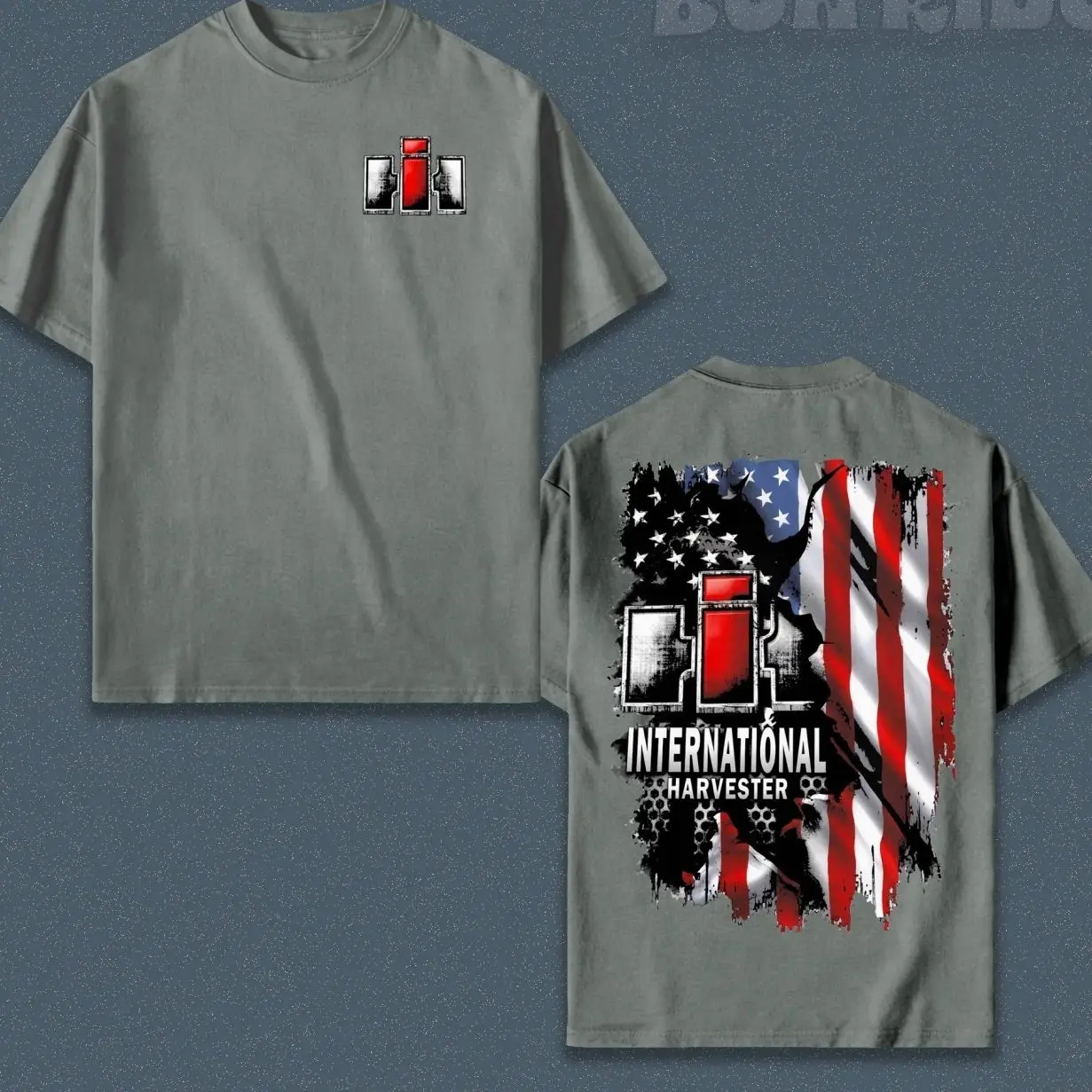 Vintage IH International Harvester Tractors Shirt – Retro Case IH Agricultural Machinery Graphic Tee, Diesel Farming Apparel, Midwest Rural Country Shirt, Heavy Equipment Inspired Design, Farmer Gift for Dad, Classic Harvest Field Sketch Unisex 8WO