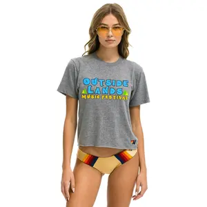 OUTSIDE LANDS 2024 BOYFRIEND TEE - HEATHER GREY OUTSIDE LANDS 2024 BOYFRIEND TEE - HEATHER GREY