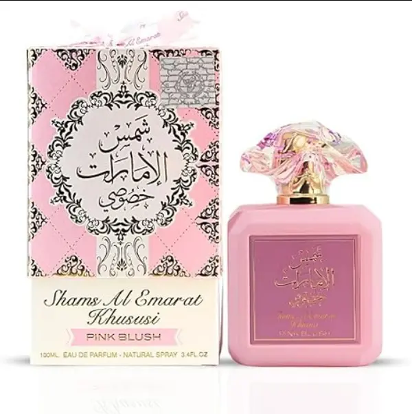 Marshmallow Blush Perfume For Women, Eau De Parfum - 100 ML (3.4 OZ) Romantic & Sweet Arabian Perfume - A Captivating Scent Wrapped In Pink Bottle
