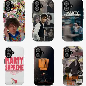 6 Styles Timothée Chalamet Phone Case for iPhone & Samsung Galaxy, Marty Supreme Movie Aesthetic Cover, Actor Collage Fan Gift, Trendy Protective Case 4