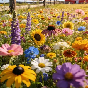 1000 Mixed Wildflower Seeds for Outdoor Garden Planting, Grow Beautiful Flower Meadow for Yard Lawn and Borders, Easy Grow Flower Seeds, Seeds Only Not Live Plants Gardening