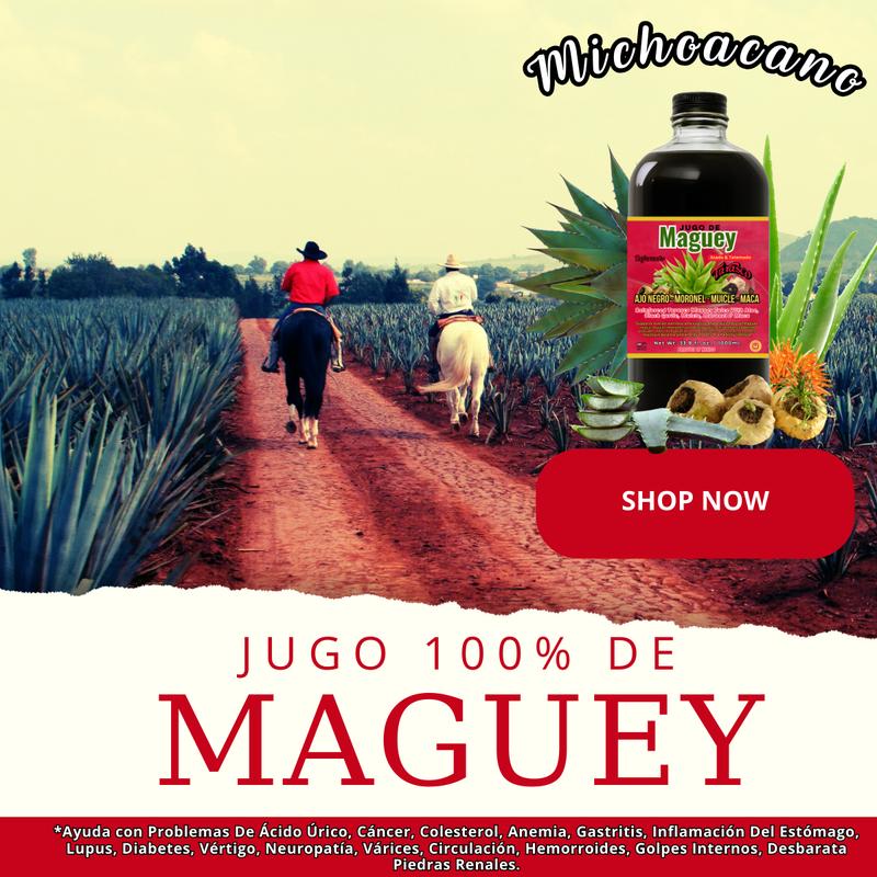 Viral Jugo De Maguey  + Muicle + Maca + Black Garlic - Antioxidant Healthcare Dietary Vitamin Edible Supplement 100% Natural & Artesanal 32 Fl. Oz.