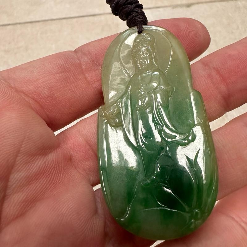 Guanyin lotus leaf Jade