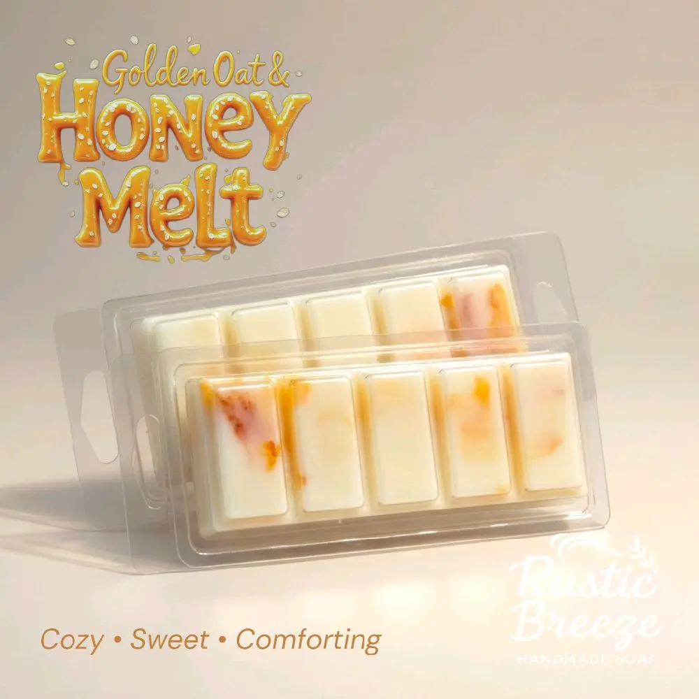 幽愁 4枚セット Wistfulness Rustic Breeze Garden Fragrance Wax Melt Collection - Soy & Beeswax