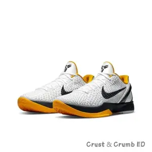 Kobe 6 Protro White Del Sol Stylish, comfortable, trendy, versatile, breathable, and non-slip athletic basketball shoes