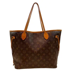 Pre-owned Louis Vuitton Canvas Tote Bags Neverfull Monogram Shoulder Bag