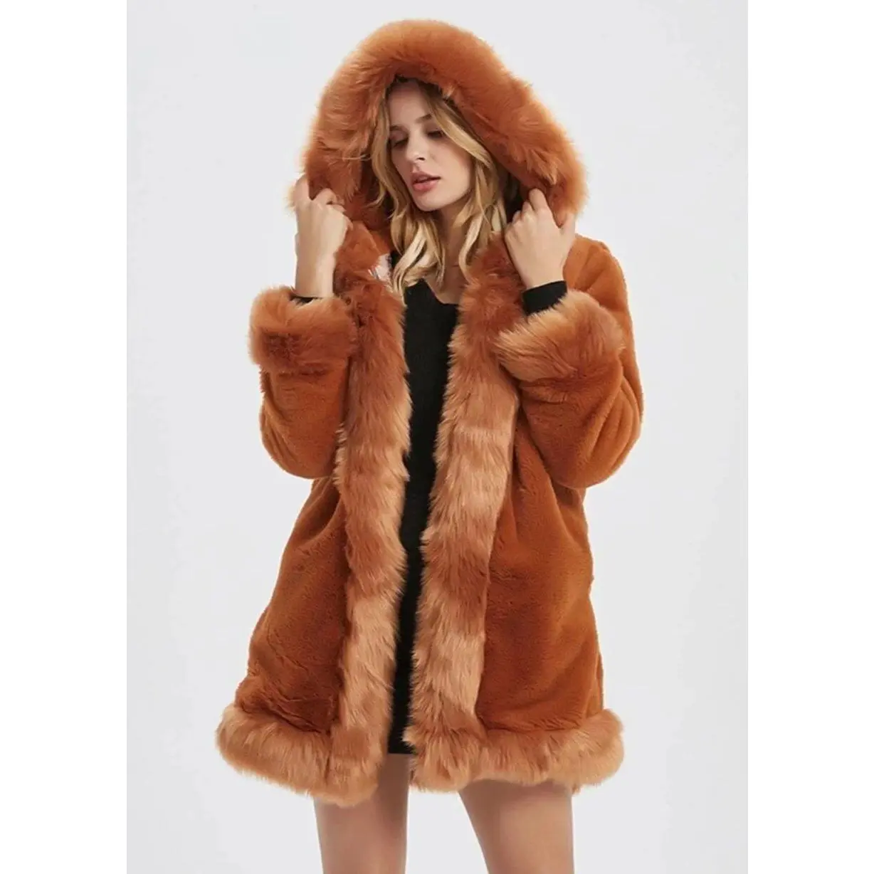 Fashion, Fur Coat, Hooded Coat, Onetiy Fashion Womens, Winter Fashion, Women Jac