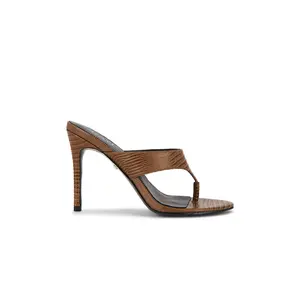 RAYE Marella Sandal in Brown Snakeskin