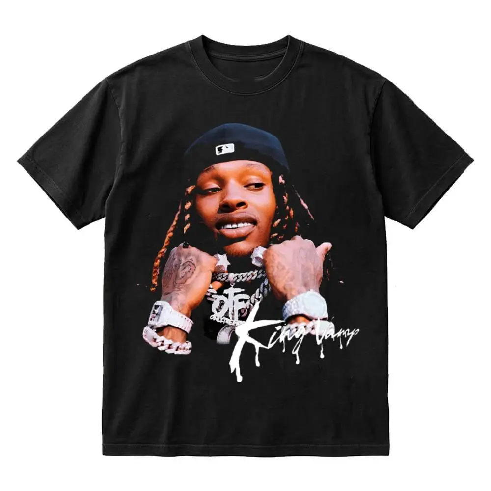 King Von What It Means to Be King Album Portrait Cover T-Shirt – O'Block Rap Fan Tee