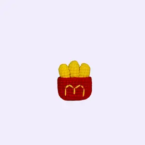 Handmade Amigurumi Crochet French Fries Plushie