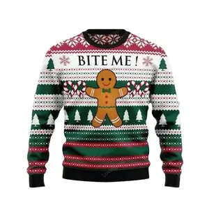 Christmas Cookies Bite Me Ugly Christmas Sweater for men and women, Christmas shirt, Ugly Sweater Christmas Gift
