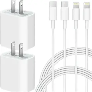 20W Fast Charger with 6FT USBC to Lightning Cable for iPhone, Super Fast USB C Charger and Charging Cord for iPhone 14/14 Plus/14 Pro Max, 13/12/11/Mini/XS/X/iPad Mobile Electronic Smartphone Cellphone