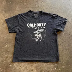 Men's Black and Grey T-shirt, Call Of Duty Ghosts Shirt, Ghost Soldier Graphic Tee, Vintage COD Ghosts T Shirt, Gamer Gift For Men, Retro Gaming Tee Menswear Top