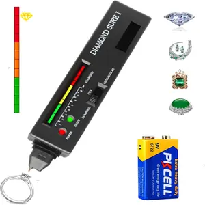 Tester Pen,High Accuracy Jewelry Tester,Selector,Jewelry Gem Identification Instrument Tool Thermal Conductivity Pen,for Novice and Expert