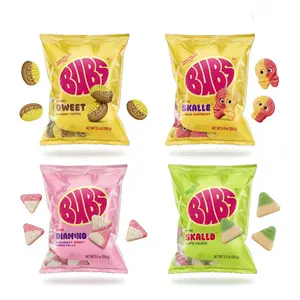 BUBS Swedish Foam Candy Variety Pack – 4 Bags (5.5 oz Each) Sweet & Sour Chewy Candy Mix