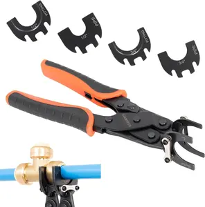 "ACT FAST!" Push to Connect Removal Tool Disconnect Tongs Tool Plumbing Tools for 1/2”, 3/4”, 1” Push Fittings Pex Removal Tool Improved Version