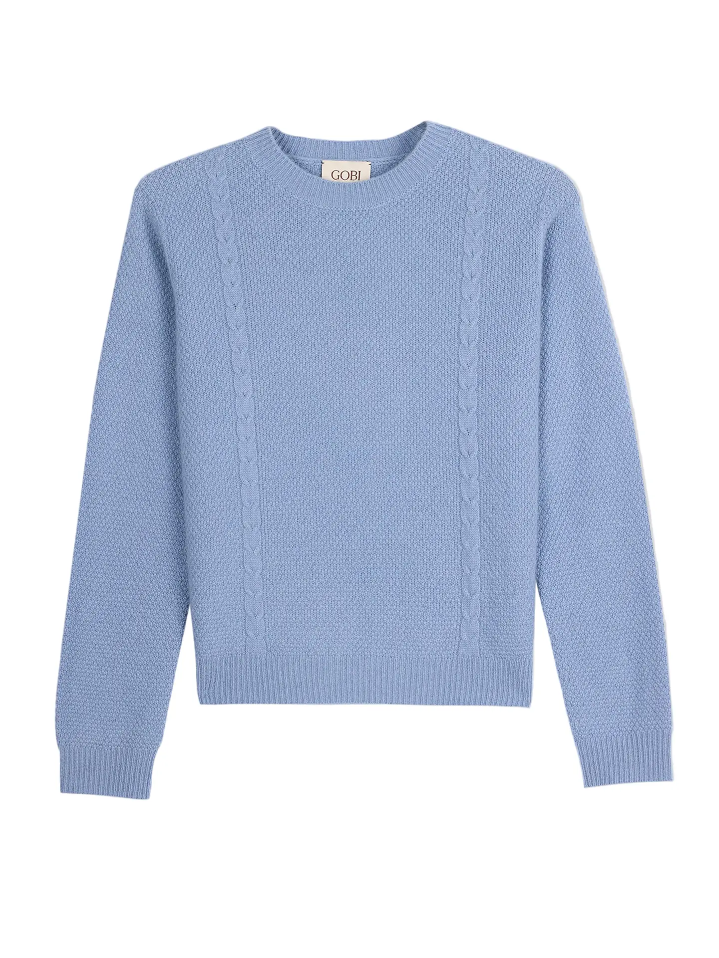 Women's Cashmere Cropped Crewneck Knitted Top, Soft Fabric, Casual Classic Knitwear for Daily Wear, Tops