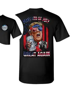 Make 4th Of July Great Again Shirt, Trump 2024 Shirt, Fourth Of July TShirt, Patriotic T-Shirt, Freedom Tee, Funny Republican July 4th Gift.