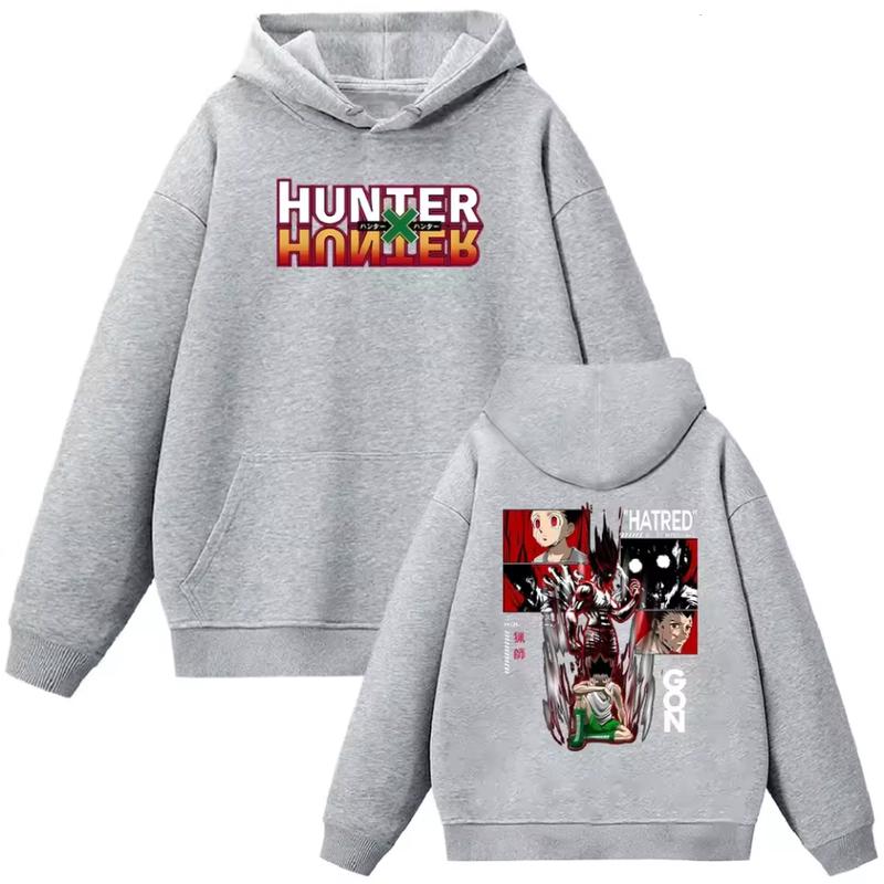 Gon Freecss Manga Printed Hoodie from Hunter x Hunter in Long Sleeve Autumn Winter Fashion