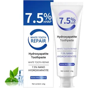 7.5% Hydroxyapatite Toothpastes,Hydroxyapatite Toothpastes for Enamel Protection and Tooth Strengthening, Gentle Mint, Fresh Breath (120g/4.23oz) (1)